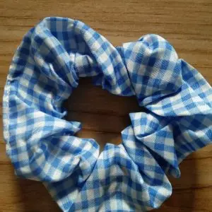 Blue Hair Scrunchies